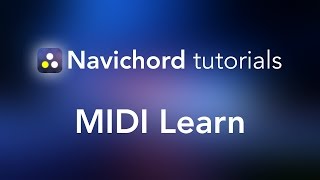 Navichord MIDI Learn with Korg Nanokey Studio [upl. by Anal512]