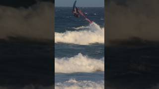 EPIC DAY IN POZO First session back windsurfing in Gran Canaria windsurf windsurfing windsurfen [upl. by Kipper]