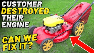 CUSTOMERS MOWER VIBRATES AFTER HITTING A POST  Can We Fix It [upl. by Coad820]