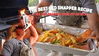 Whole Red Snapper on the Grill with StaleKracker [upl. by Allveta]