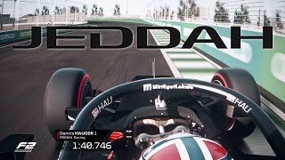 F2 2022 Dennis Hauger ONBOARD amp TRACKSIDE View at JEDDAH  AssettoCorsa [upl. by Tolmach]