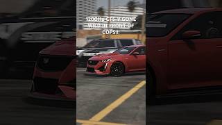 1200Hp CT5V Burnout on COPS trx ram srt srt8 trackhawk dodge 1000hp hellcat fastcar [upl. by Aubigny]