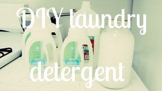 DIY Laundry Detergent Adapted Duggar Recipe [upl. by Adnamas]