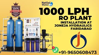 1000 LPH RO Plant Full Details Specification with Installation Faridabad  Netsol Water [upl. by Abas]