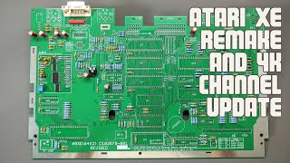 Santosp Atari XE Remake Motherboard Build Part 1 [upl. by Redlac]