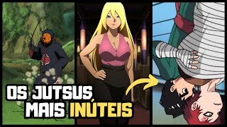 OS 7 JUTSUS MAIS INÚTEIS DE NARUTO [upl. by Mosnar]