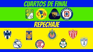 ASÍ se JUGARÁN los PARTIDOS del REPECHAJE en la LigaMX torneo GUARDIANES 2020 [upl. by Atiruam]