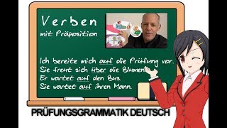 DeutschPrüfung Verben mit Präpositionen „Sich AUF die Prüfung vorbereiten“ mit „Grammatik aktiv“ [upl. by Kenny]