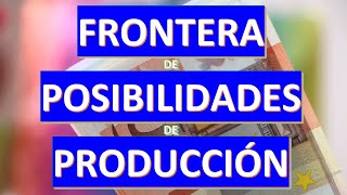 ¿Qué es la Frontera de Posibilidades de Producción FPP [upl. by Eiramenna]