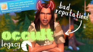 Completing the werewolf initiate aspiration🌕🐺Sims 4 Occult Legacy 2 [upl. by Ahsel]