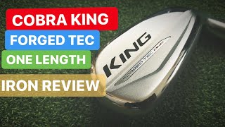 COBRA KING FORGED TEC ONE LENGTH IRONS REVIEW [upl. by Anidualc]