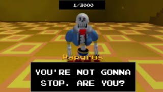 Disbelief Papyrus Phase 4 Undertale Judgement Day [upl. by Atirak]