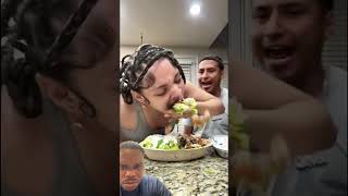 I’m crying 😂 funny preggers comedy couple food mukbang fyp [upl. by Ebberta]