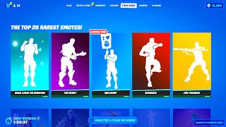 Top 10 Rarest Emotes In Fortnite [upl. by Straus]