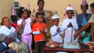 HAPPY BIRTHDAY SONGሩሑስ በዓል ልደትmp4 [upl. by Ainnek]