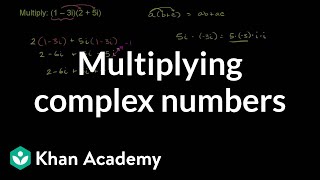 Multiplying complex numbers  Imaginary and complex numbers  Precalculus  Khan Academy [upl. by Bergquist]