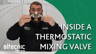 How does it work  Inside a Thermostatic Mixing Valve TMV [upl. by Arutnev47]