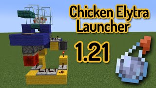 Minecrafts NEWEST Elytra Launcher Potion of Wind Charged  121 Tutorial [upl. by Uos]