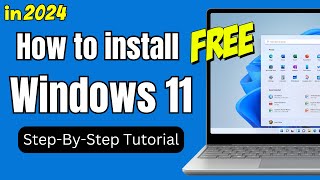 How to Install Windows 11 in 2024 Step By Step Tutorial [upl. by Acimahs]