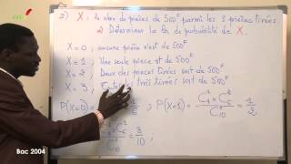 Exercices  Terminale  Mathématiques  Probabilité Bac 2004 Serie S [upl. by Nerradal]