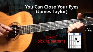 You Can Close Your Eyes James Taylor  guitar tutorial [upl. by Azarria750]