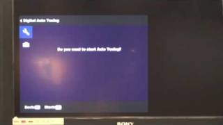 How to retune a Sony Bravia TV  Standard Menu [upl. by Ijic212]