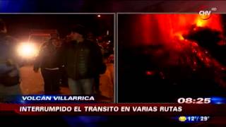 Extracto canal Chilevision Chile por Erupcion de Volcan Villarrica 03032015 [upl. by Maxfield472]