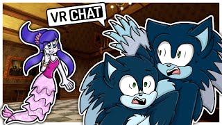 Movie Sonic The Werehog and Modern Sonic The Werehog Meet Lah In VR CHAT [upl. by Frohman]