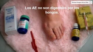 HONGOS EN LAS UÑAS DE LAS MANOS Y PIES TUTORIAL CON ACEITE ESENCIAL VICKSVAPORUB Y BICARBONATO ✿ [upl. by Nageet]