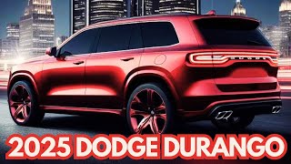 2025 Dodge Durango Three Row SUV Finally Revealed  First Look [upl. by Oiramaj553]