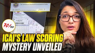 This Is How ICAI Give Marks In Law Paper  Must Watch  CA Foundation Classes [upl. by Naras]