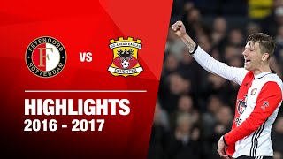 80  Highlights Feyenoord  Go Ahead Eagles  Eredivisie 20162017 [upl. by Nairde]