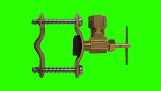 How to Install a Saddle Valve Plumbing Tutorial [upl. by Ainar]