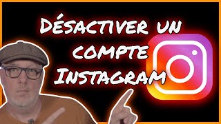 Comment DÉSACTIVER TEMPORAIREMENT son Compte INSTAGRAM TUTO 2022 [upl. by Yttak181]