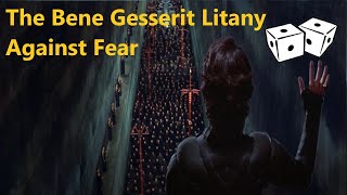 Dune The Bene Gesserit Litany Against Fear [upl. by Ahsiliw]