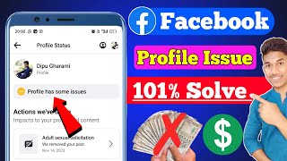 101 Working Profile has Some Issues Facebook  How to Solve Profile has Some Issues on Facebook [upl. by Richmal990]