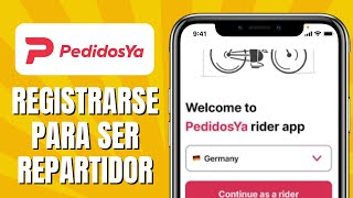 Cómo REGISTRARSE Para Ser Repartidor De PedidosYa [upl. by Matazzoni36]