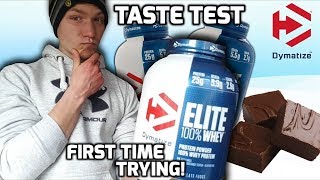 Dymatize Elite 100 Whey Taste Test Review  CHOCOLATE FUDGE flavour [upl. by Heinrick]