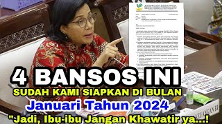 DAFTAR NAMANAMA BANSOS 2024 YANG SUDAH DISIAPKAN ANGGARANNYA OLEH PEMERINTAH bansos 2024 kapan cair [upl. by Kcirre]