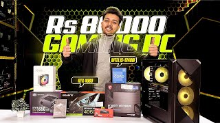 Rs 80000 Gaming amp Streaming PC Build 2023 🔥 Intel i512400F amp RTX 4060 [upl. by Onivag]