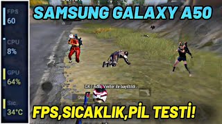 Samsung Galaxy A50 FPS Test Kaç Fps alıyor Pubg Mobile [upl. by Norihs818]