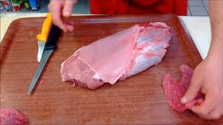 Recette Boucherie Charcuterie  Démontage et épluchage dun Paleron de Bœuf [upl. by Nwahsad]