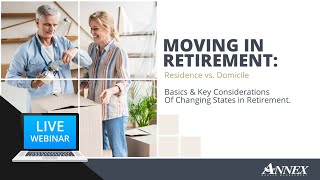 Moving In Retirement Residence Vs Domicile [upl. by Chappy]