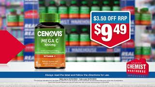 Cenovis Available Now At Chemist Warehouse [upl. by Nnyletak]