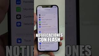 NOTIFICACIONES CON FLASH EN IPHONE iphone ios [upl. by Adnolehs]