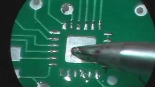 How to Solder QFN MLF chips Using Hot Air without Solder Paste and Stencils [upl. by Nurse]