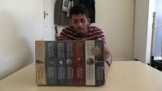 UNBOXING A Song of Ice and Fire 7 volume box set UK version [upl. by Tongue]