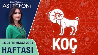 Koç burcu haftalık burç yorumu 1521 Temmuz 2024 Astrolog Demet Baltacı astroloji burçlar haber [upl. by Derward]