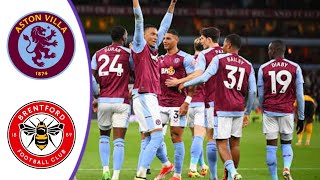 Aston Villa vs Brentford  Extended Highlights amp All Goals 2024 HD [upl. by Rtoip]