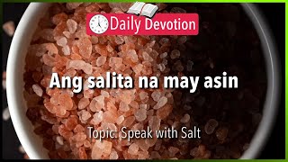 May 19 Colossians 46  Speak with Salt  365 Bible Verses Everyone Should Know [upl. by Burner]